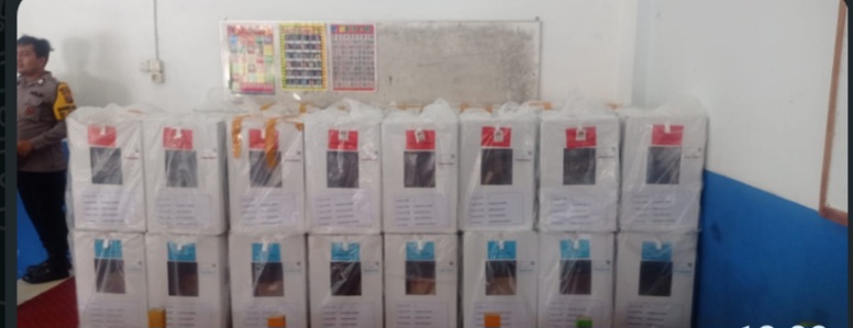 Desa Tanjung Anom Terima Logistik Pemilu