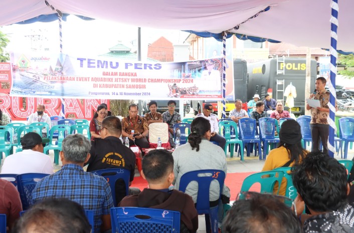 Pemkab Samosir Paparkan Program Aquabike Jetski World Championship 2024