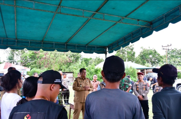 Bupati Samosir Bersama Forkopimda Monitoring Kesiapan TPS dan KPPS