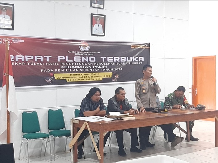 Polres Samosir Perketat Pengamanan Rapat Pleno PPK Pilkada Serentak 2024