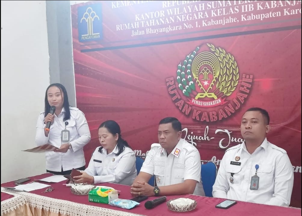 Rutan Kabanjahe Gelar Rapat Persiapan Natal 2024