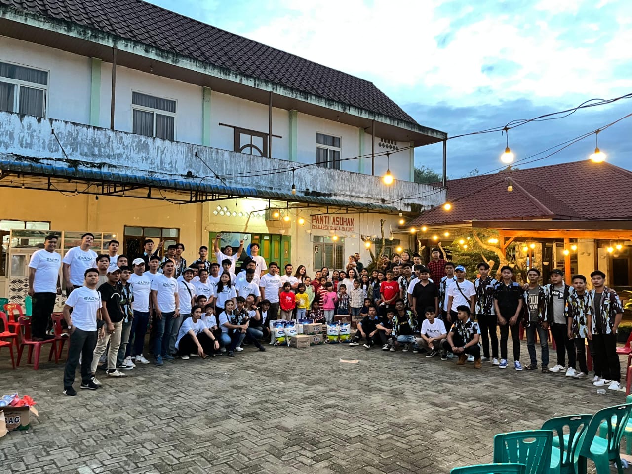 Berbagi Kasih Natal, SAPMA IPK Kabupaten Karo Adakan Bakti Sosial