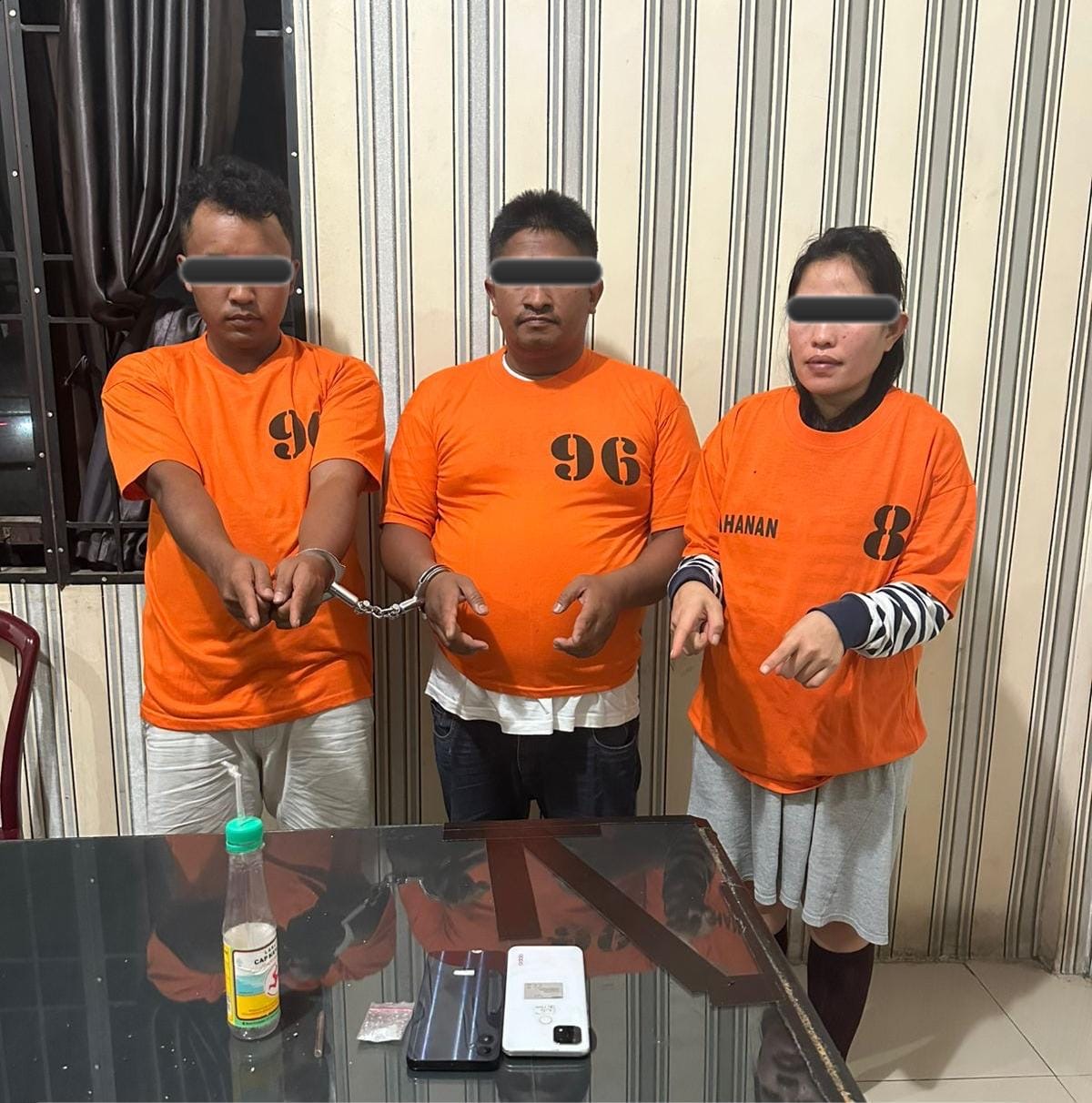 Satresnarkoba Polres Karo Ungkap Kasus Narkotika, Amankan 3 Tersangka