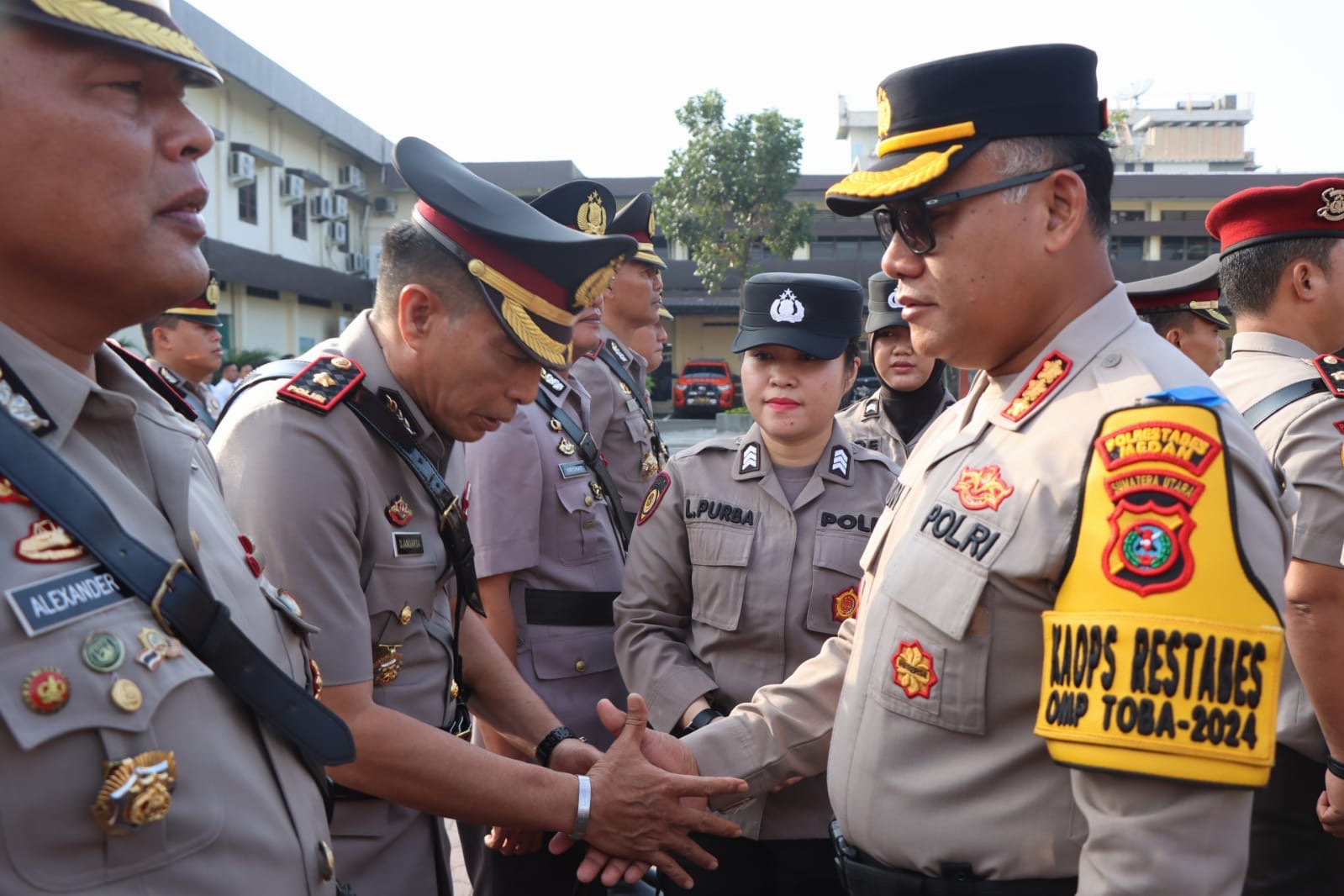 Kapolres Medan Pimpin Sertijab Sejumlah PJU dan Kapolsek