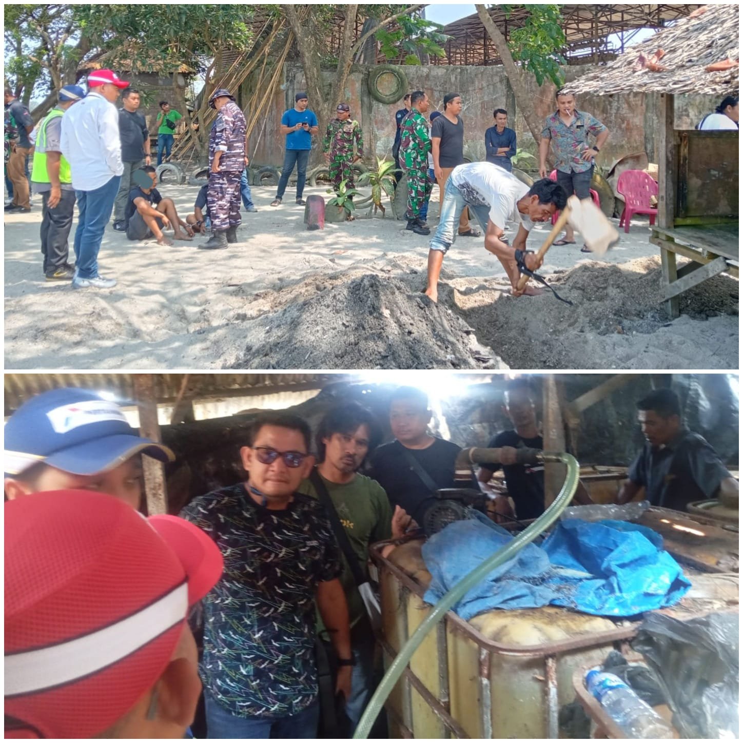 Tim F1QR Gagalkan Pencurian BBM Jenis Avtur Milik Pertamina di Pantai Labu