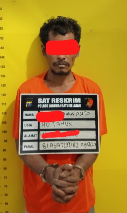 Polres Labusel Ungkap Pencabulan Anak Kandung Hingga Melahirkan