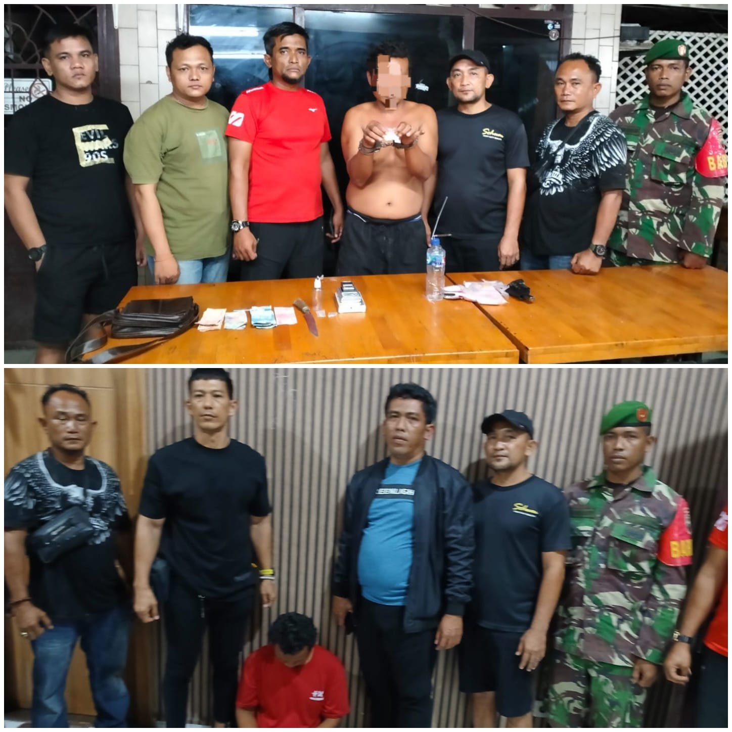 Kodim 0204/DS Amankan Pengedar Sabu