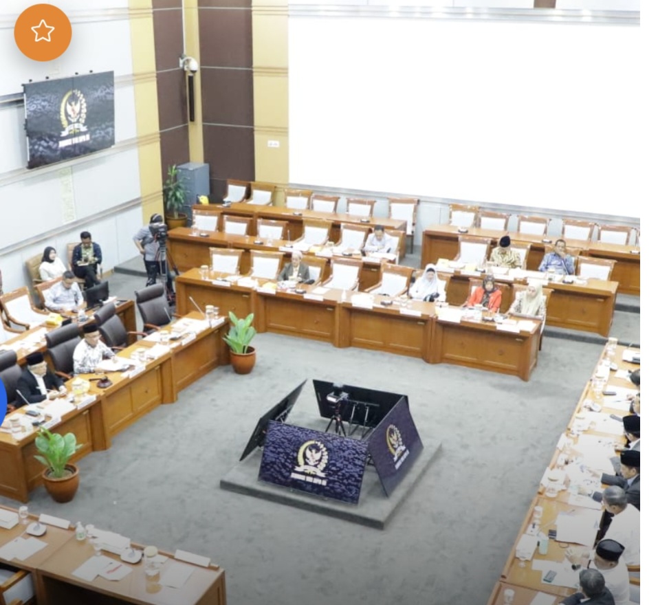 Menag dan Komisi VIII DPR Gelar Raker Bahas Efisiensi Anggaran
