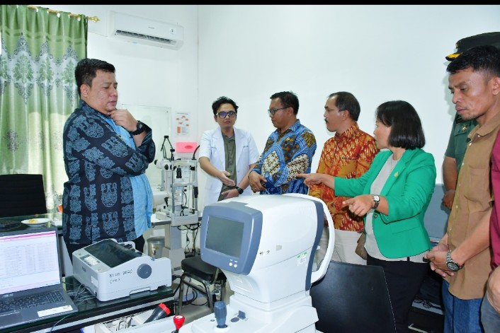 Bupati Samosir Resmikan Poliklinik Mata, Sebagai Layanan Kesehatan