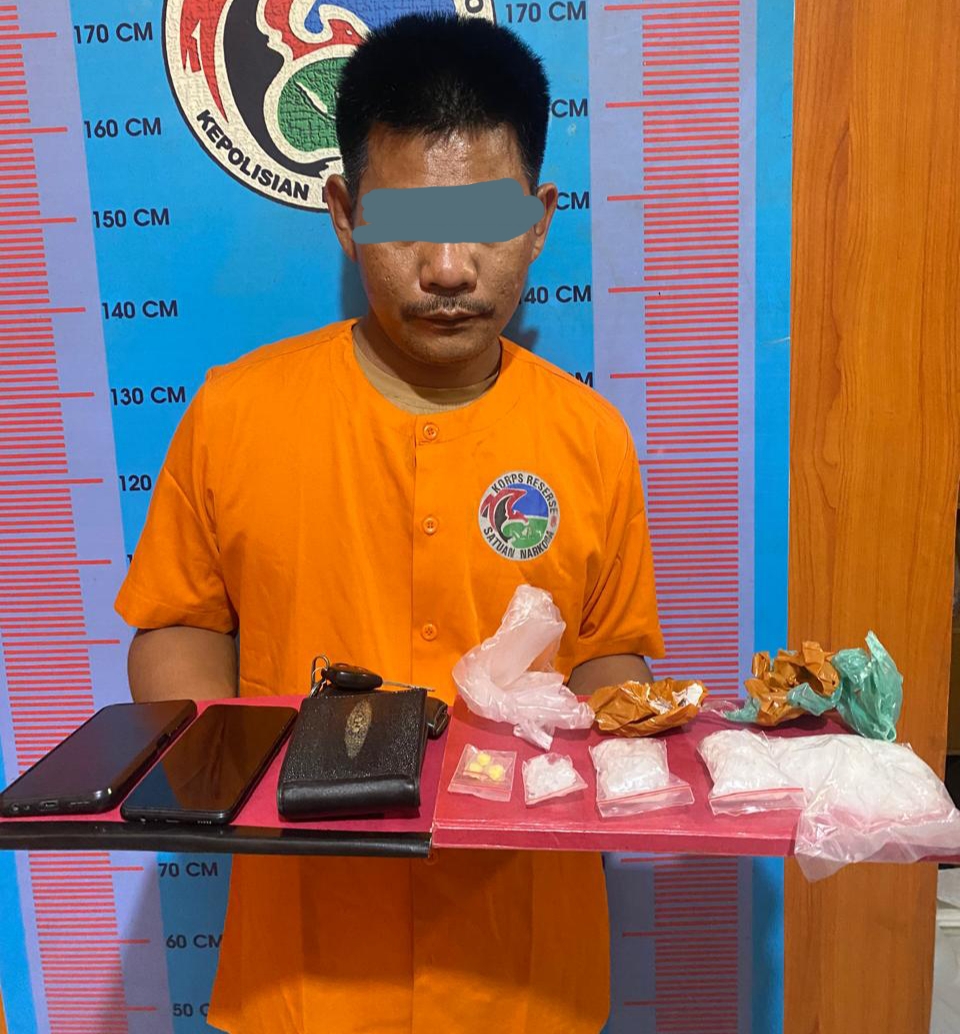 Polres Madina Sergap Bandar Narkoba, 1,5 Ons Narkotika Diamankan
