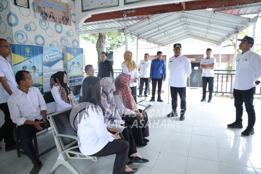 Wakil Bupati Asahan Sidak Kantor Pelayanan, Temukan ASN dan Honorer Kurang Disiplin