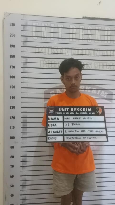 Polisi Tembak Kaki Pencuri Sepeda Motor di Jalan Mandala By Pass