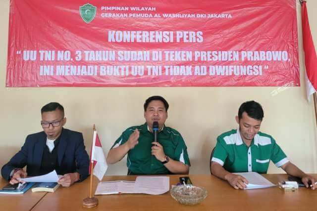 Junjung Supremasi Sipil, PW GPA DKI Jakarta: UU TNI yang Sudah Disahkan Tak ada Langgar Prinsip Demokrasi