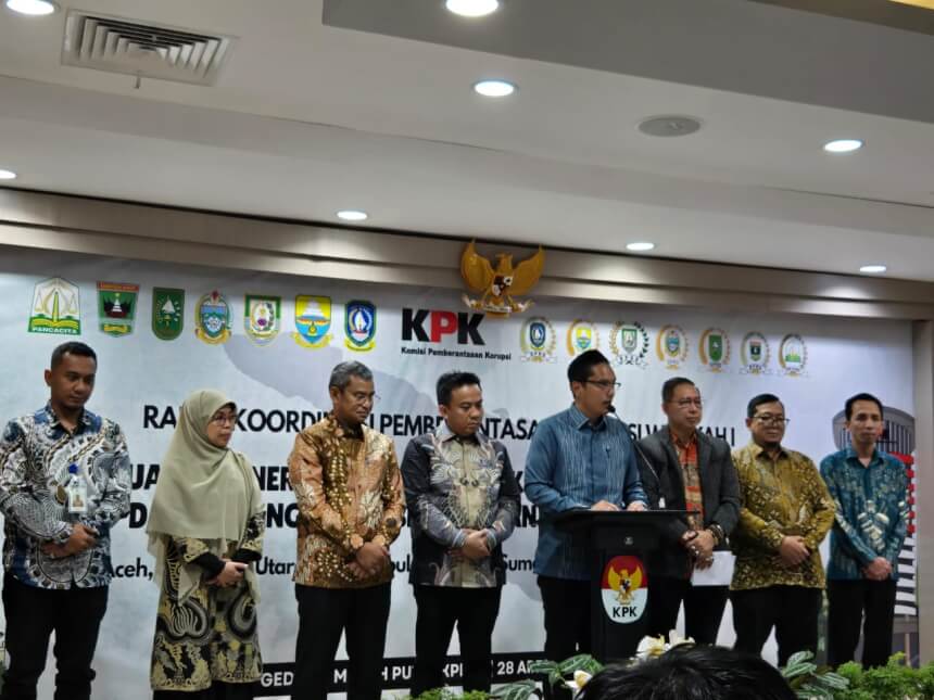 Rico Waas Ikuti Rakor Penguatan Sinergi  KPK dan Pemda untuk Berantas Korupsi