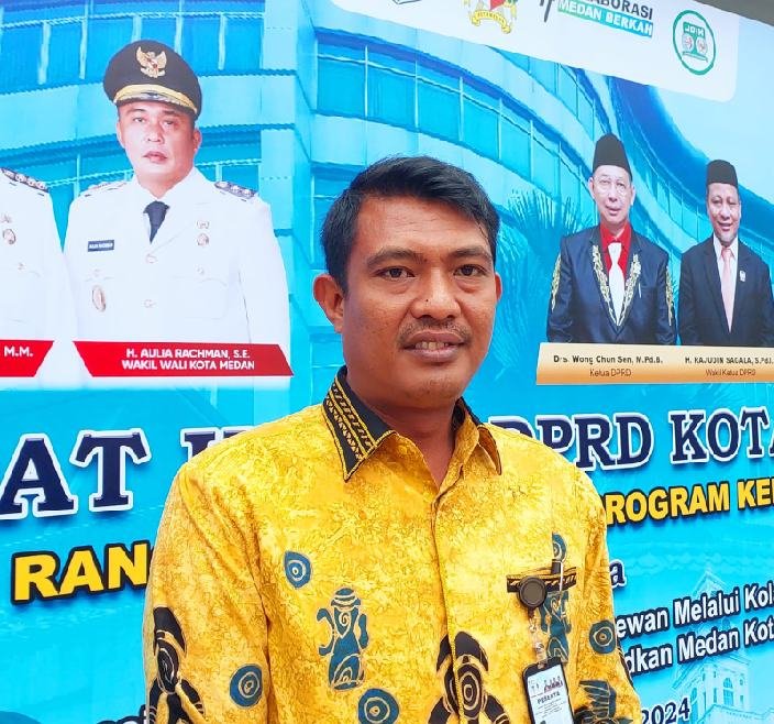 Anggota DPRD Medan, Eko Afrianta Sitepu.