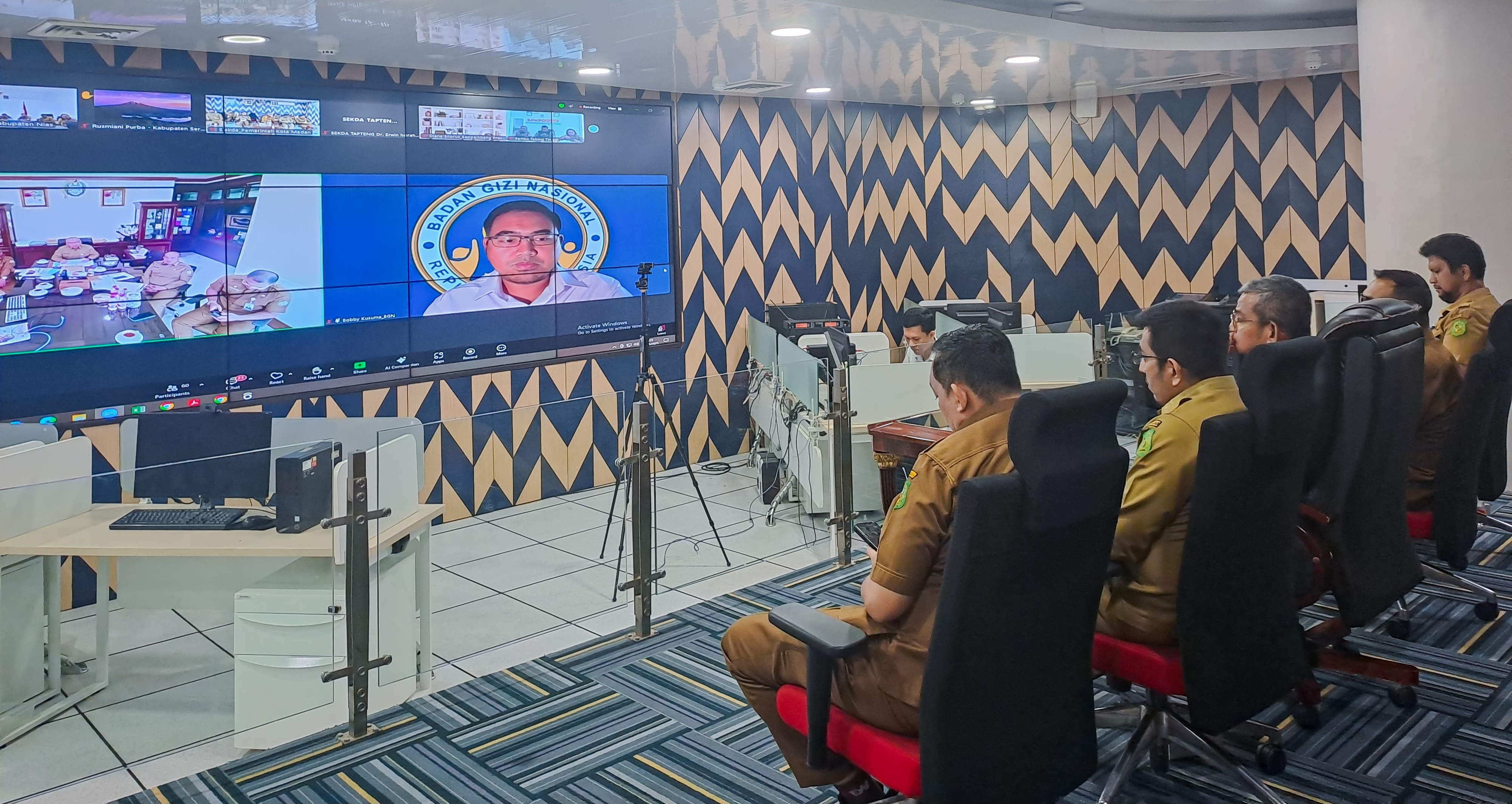 Dukung Program MBG, Pemko Medan Ikuti Rakor Pembangunan SPPG