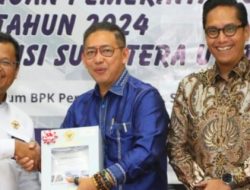 Kepala BPK Sumut Serahkan LHP Atas LKPD 2024 Kepada Ketua DPRD dan Walikota Medan