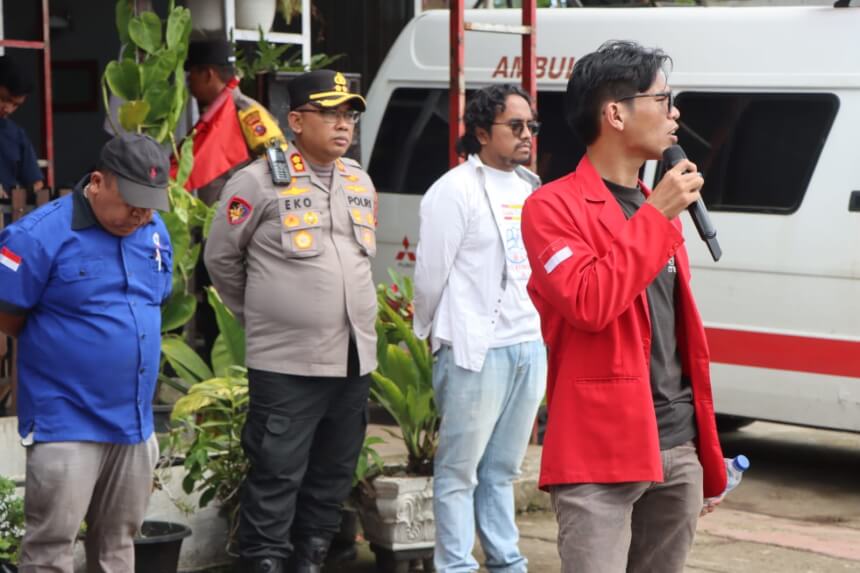 Aksi Damai Peringatan May Day, Kapolres Karo Sampaikan Apresiasi