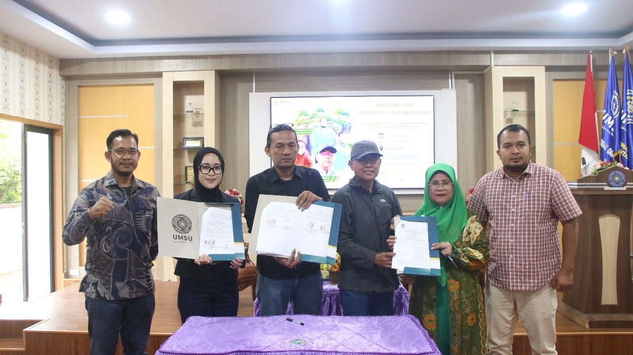 Dorong Sinergi Sosial untuk Keadilan Iklim, Prodi KS FISIP UMSU Gelar Seminar dan Penandatanganan MoA