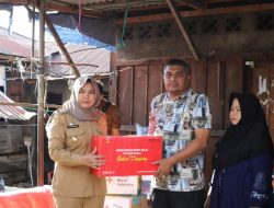 Serahkan Bantuan kepada Korban Kebakaran, Ini Imbauan Wabup Madina