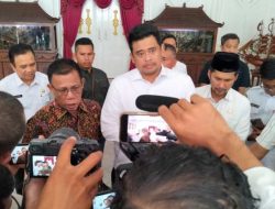 Bupati Masinton Dampingi Gubernur Bobby Temui Gubernur Aceh Bahas Status 4 Pulau