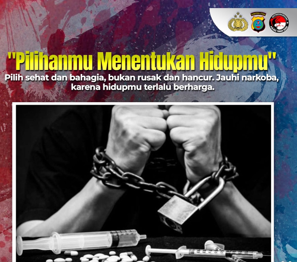 Polres Tanah Karo Ajak Masyarakat Pilih Hidup Sehat & Bahagia, Jauhi Narkoba