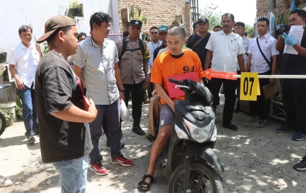 Polres Tanah Karo Gelar Rekonstruksi Kasus Pembunuhan di Hotel Aritha