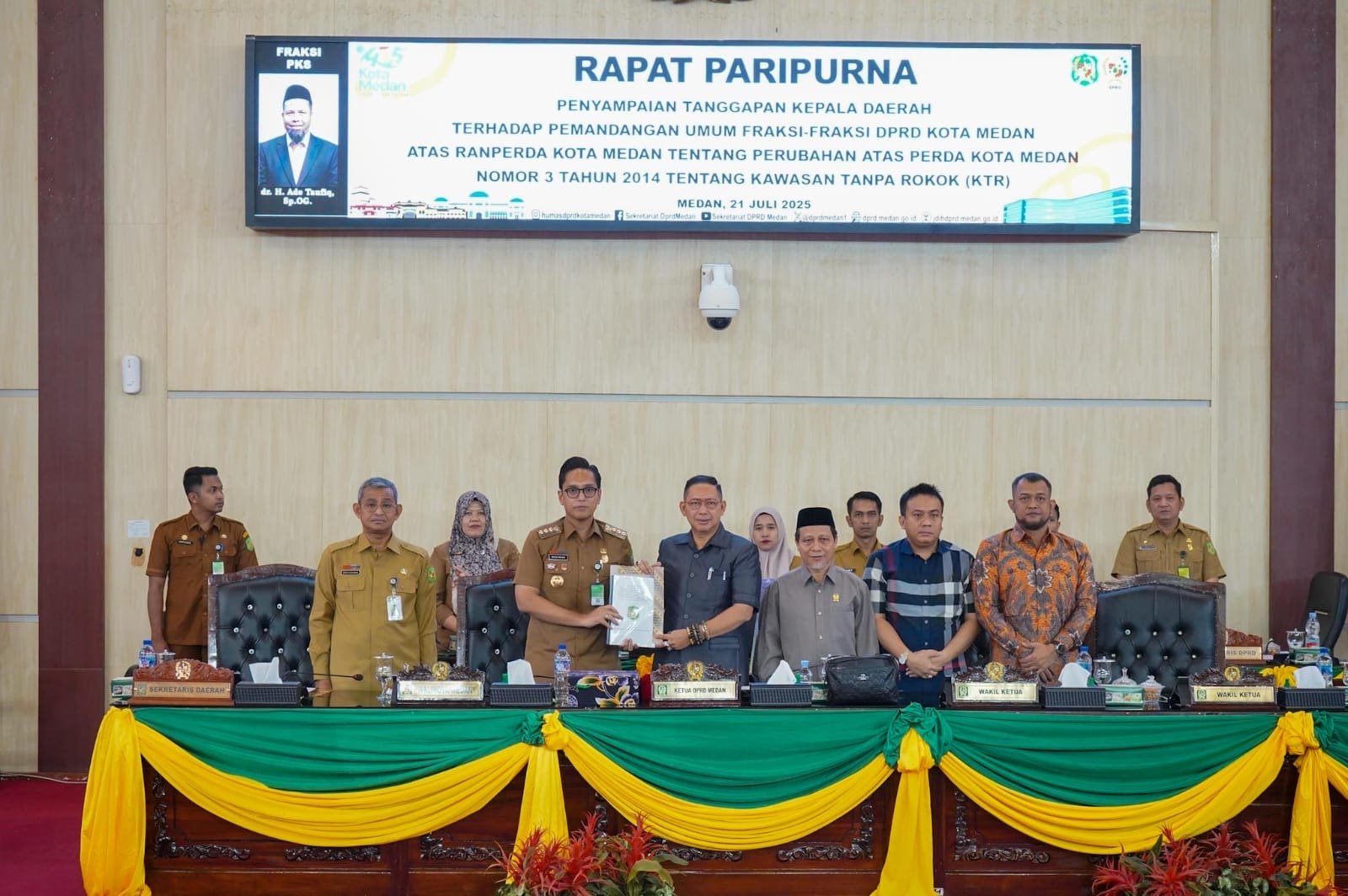 Hadir Paripurna DPRD Medan, Rico Waas: Relawan Kebakaran Diperkuat