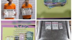 Polisi Ringkus Dua Pengedar Sabu di Jalan Kenanga Sari Selayang