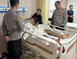 Personel Polres Langkat Dibacok Saat Tangkap Pelaku Penganiayaan