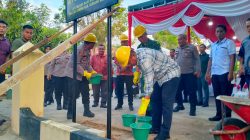 Polres Sergai Gelar Ground Breaking SPPG Secara Virtual Bersama Kapolri, Siapkan Bangunan Seluas 360 M2