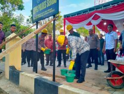 Polres Sergai Gelar Ground Breaking SPPG Secara Virtual Bersama Kapolri, Siapkan Bangunan Seluas 360 M2