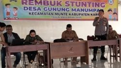 Polsek Munte Ikuti Rembuk Stunting & Peningkatan Penanaman Jagung