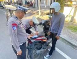 Unit Lantas Polsek Medan Timur Gelar Ops Patuh Toba 2025
