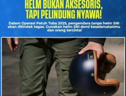 Satlantas Polres Tanah Karo: Helm Bukan Aksesoris, Tapi Pelindung Nyawa