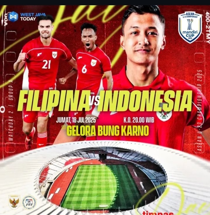 Ingat! Malam Ini Timnas Indonesia U-23 Bakal Hadapi Tim Kuat Filipina 