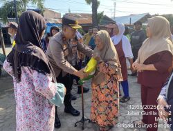 Polsek Medan Timur Gelar Gerakan Pangan Murah di Pasar Sentosa Baru