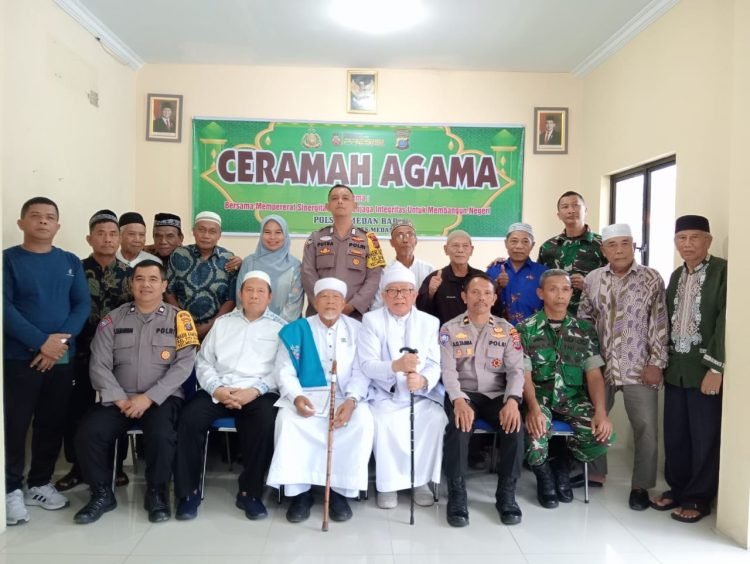 Polsek Medan Baru Gelar Ceramah Lintas Sektoral, Perkuat Sinergitas Masyarakat