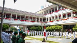 Suasana Haru Iringi Pengukuhan Paskibraka Kota Medan Tahun 2025