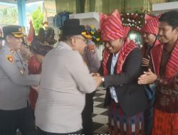 Kapolres Tanah Karo Hadiri Pesta Adat Merga Kembaren dan Tinjau Lokasi Pembangunan Polsek Mardingding