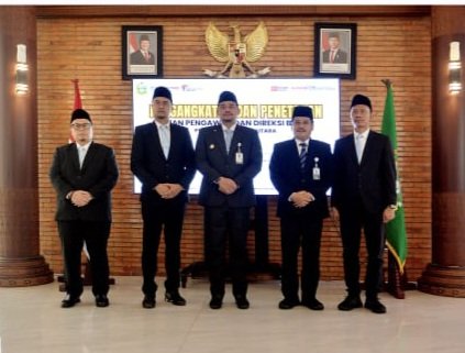 Bobby Nasution Lantik Dewas PD AIJ dan Dua Direksi Perumda Tirtanadi