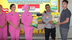 Polres Tanah Karo Bersinergi dengan Bulog Gelar Gerakan Pangan Murah