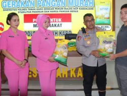 Polres Tanah Karo Bersinergi dengan Bulog Gelar Gerakan Pangan Murah