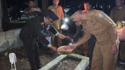 Polsek Kutalimbaru Bersama Forkopimcam Laksanakan Renungan Suci di Makam Pahlawan
