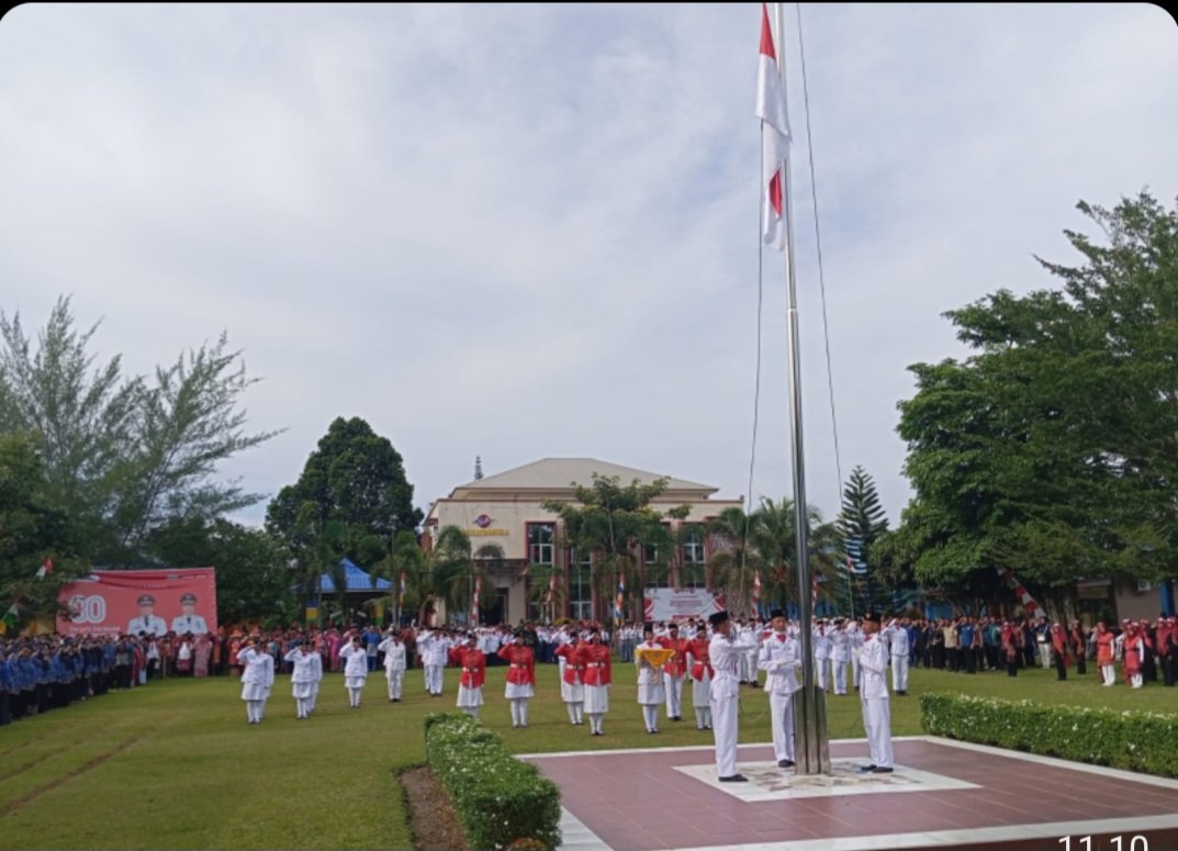Kecamatan Kutalimbaru Gelar Upacara Peringatan HUT Ke-80 RI