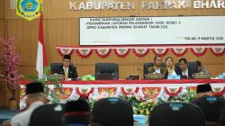 Gelar Sidang Paripurna,Anggota DPRD Pakpak Bharat Laporan Hasil Reses II 2025