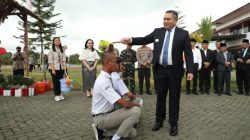 Wakili Provsu, Paskibraka Pakpak Bharat Ikuti Seleksi Paskibraka Nasiona,Bupat: Kita Bangga