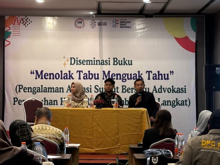 ASB bukukan Perjalanan Advokasi HKSR Remaja di Langkat, Menolak Tahu Menguak Tahu