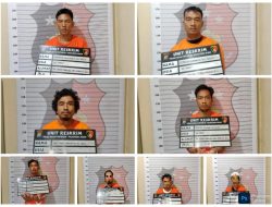 Polsek Medan Tuntungan Amankan Delapan Tersangka Pencurian