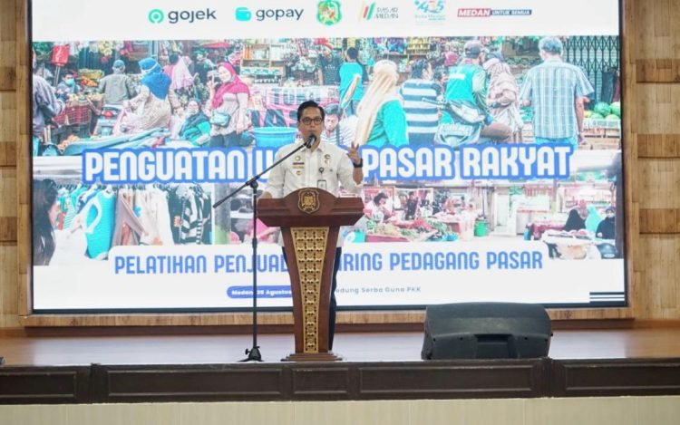 Pemko Medan dan Gojek Latih Pedagang Pasar Go Digital, Ini Kata Rico Waas